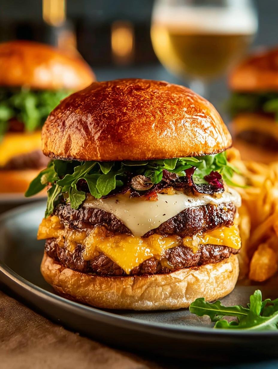 Smashburgers with Special Truffle Sauce Delight - Smashburgers with Special Truffle - main visual representation