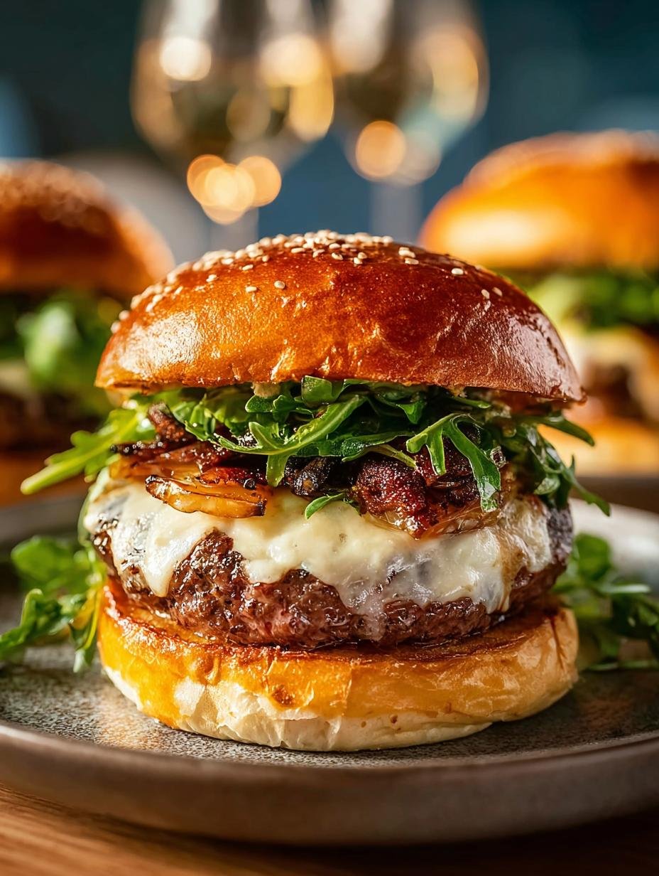 Smashburgers with Special Truffle