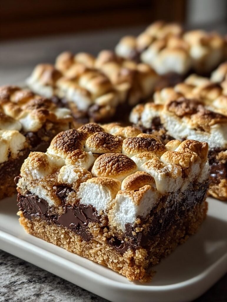 Smores Magic Cookie Bars