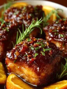 Sticky Orange Glazed Christmas