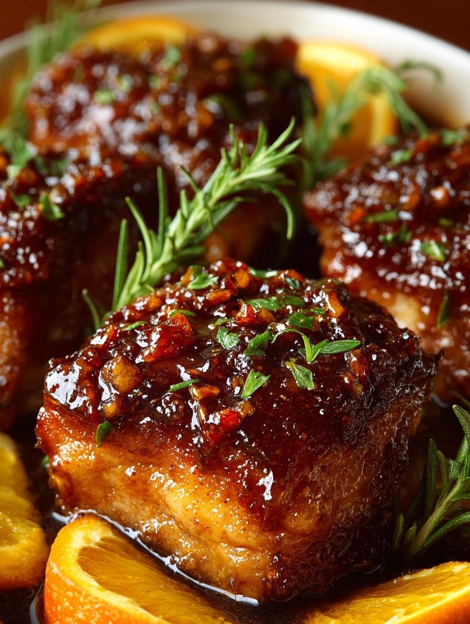 Sticky Orange Glazed Christmas