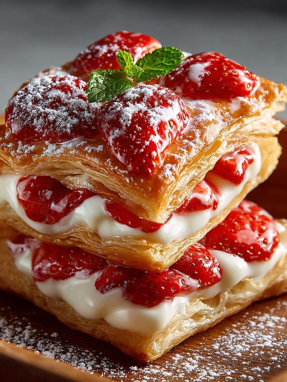 Strawberry Danish: 12 Irresistible Pastry Delights - Strawberry Danish - additional detail