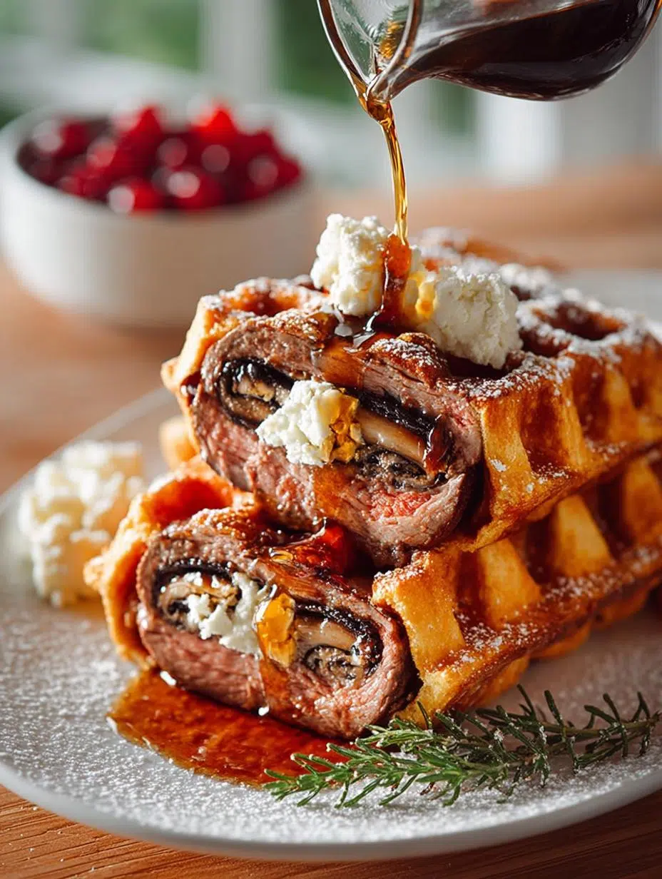 Stuffed Flank Steak with Mushrooms: 5 Star Recipe - Stuffed Flank Steak with - additional detail