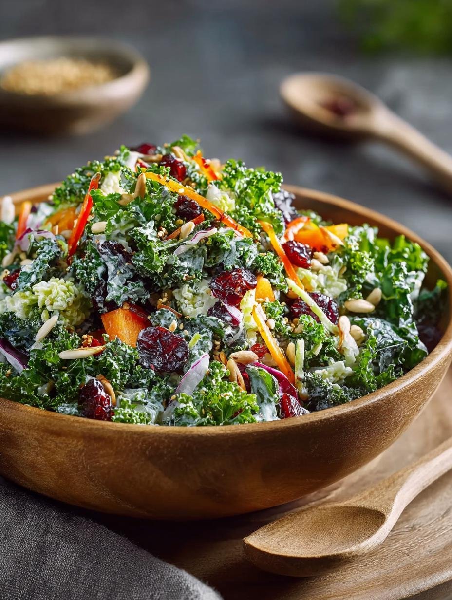 Delicious Sweet Kale Salad Recipe You Must Try 2 Delicious Sweet Kale Salad Recipe You Must Try - Sweet Kale Salad - main visual representation