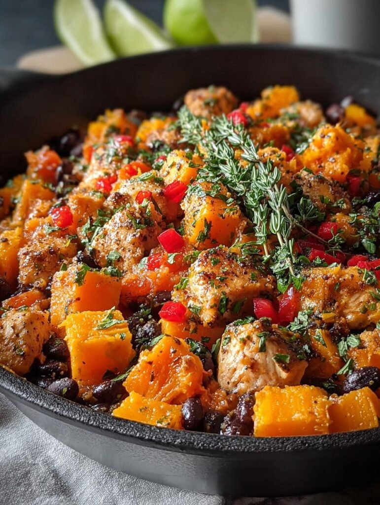 Sweet Potato Turkey Skillet