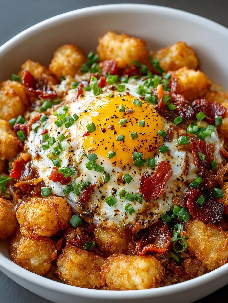Tater Tot Breakfast Bowl: 7 Delicious Ways to Enjoy It 2 Tater Tot Breakfast Bowl: 7 Delicious Ways to Enjoy It - Tater Tot Breakfast Bowl - main visual representation