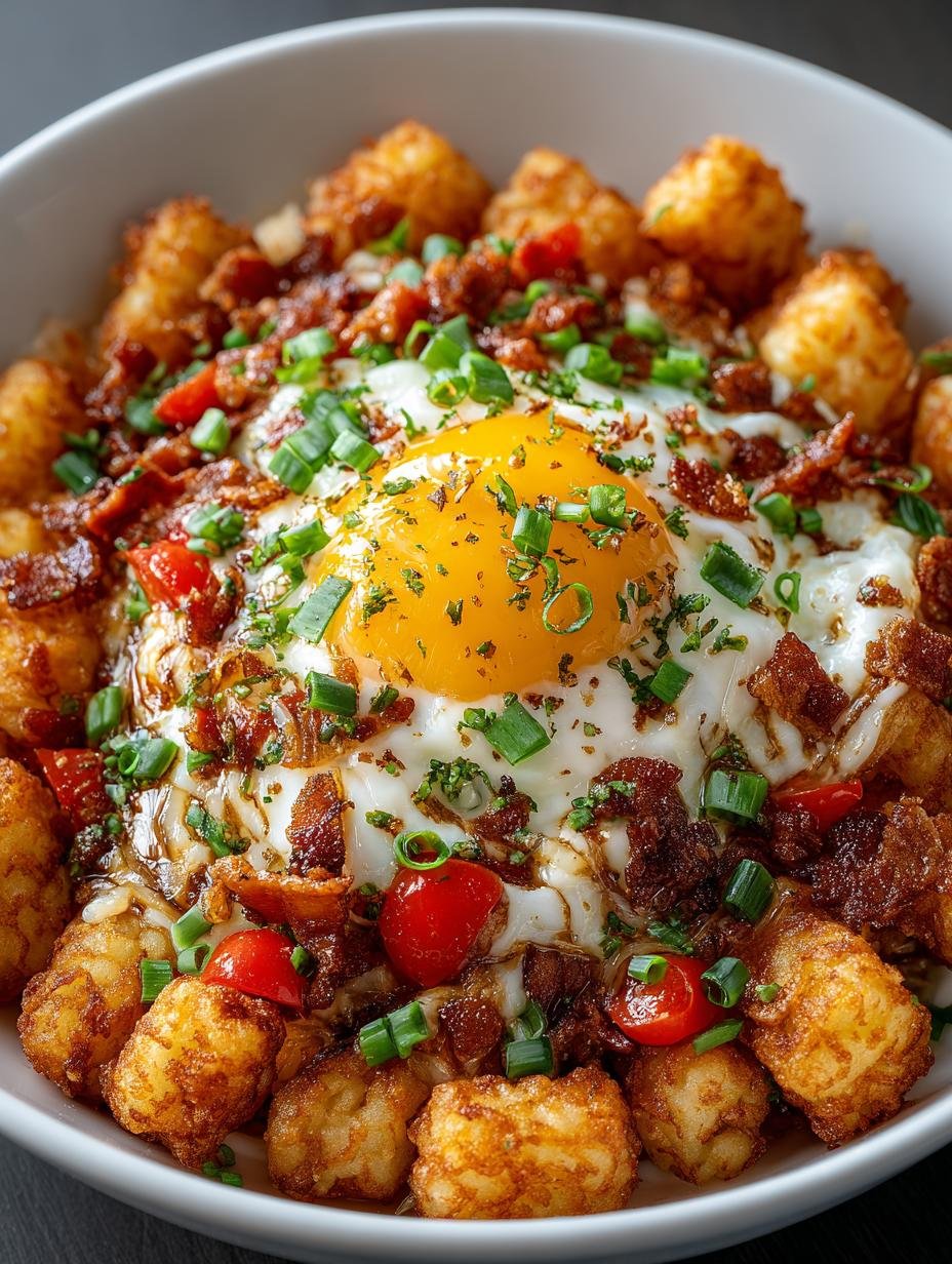 Tater Tot Breakfast Bowl: 7 Delicious Ways to Enjoy It 3 Tater Tot Breakfast Bowl: 7 Delicious Ways to Enjoy It - Tater Tot Breakfast Bowl - additional detail
