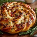 Twisted Pizza Wreath with