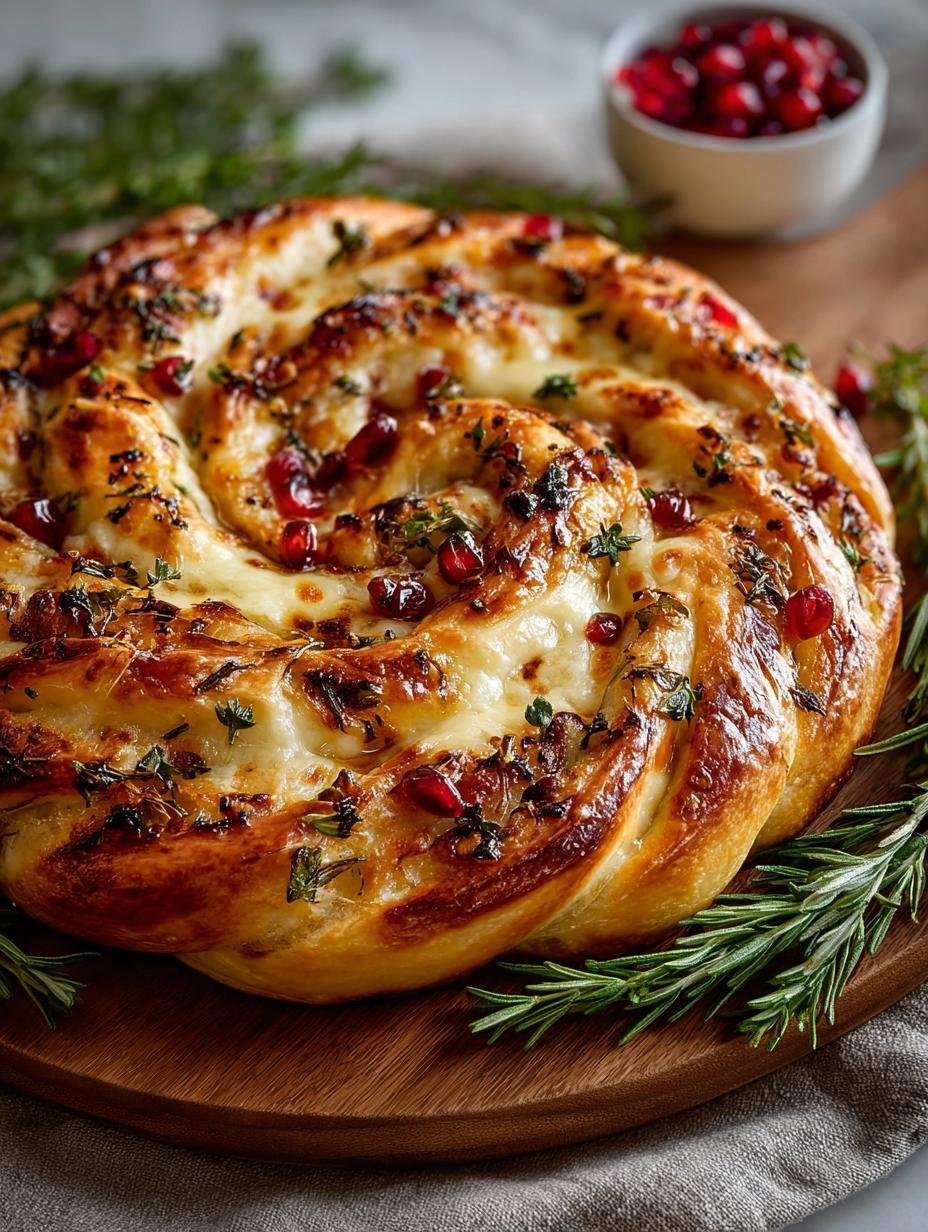 Twisted Pizza Wreath with