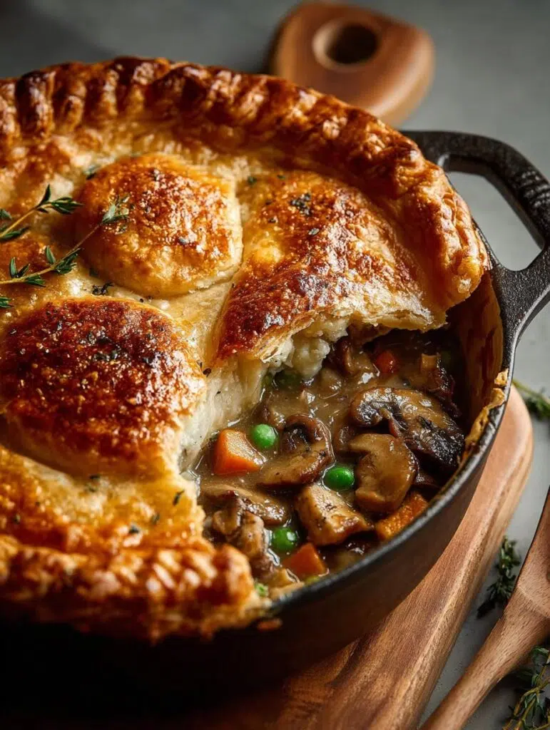 Vegan Mushroom Pot Pie