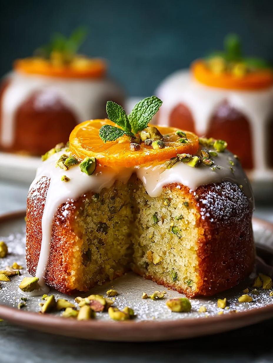 Vegan Orange Pistachio Cakes: 12 Irresistible Treats - Vegan Orange Pistachio Cakes - main visual representation