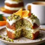 Vegan Orange Pistachio Cakes