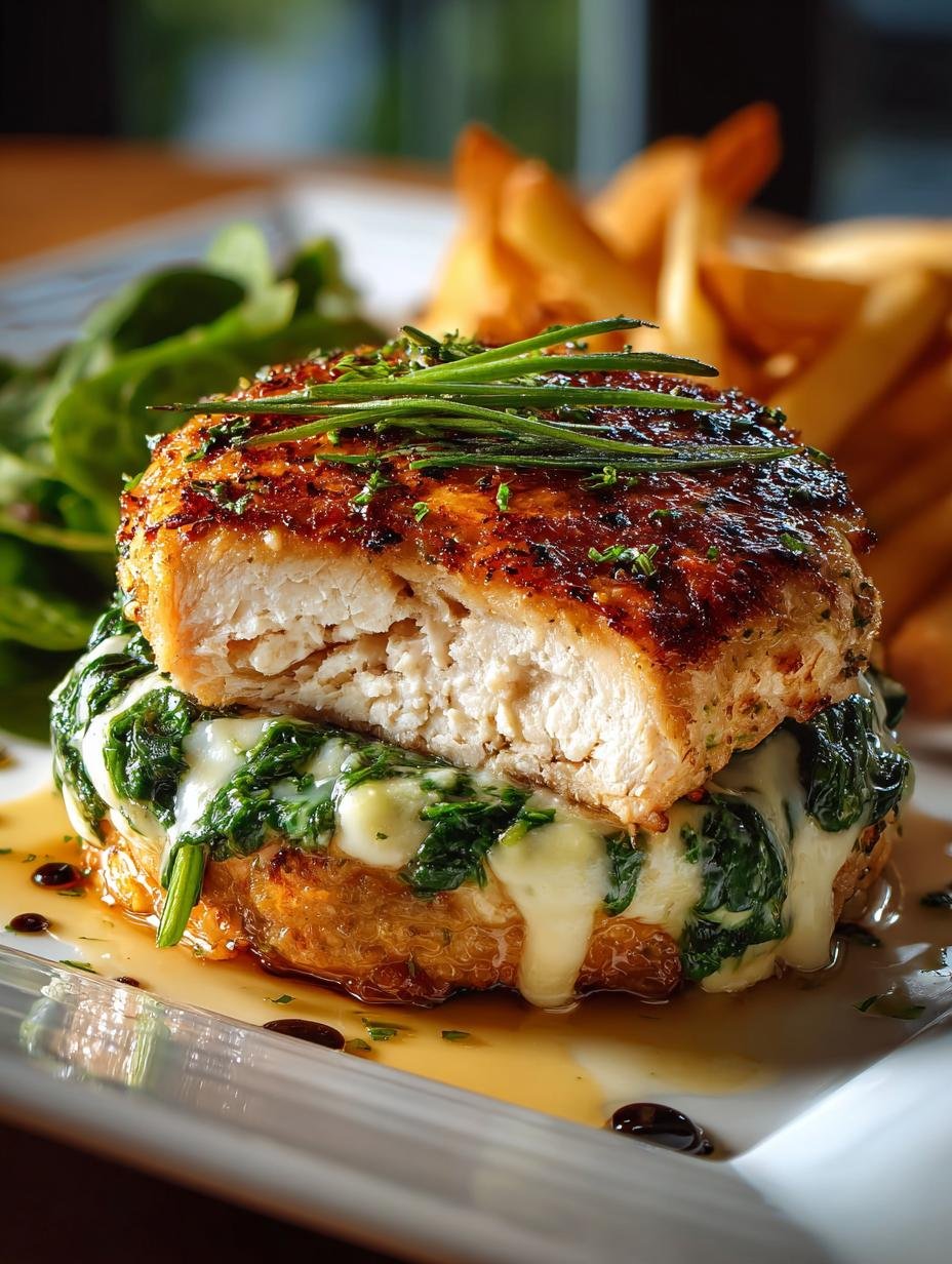 White Cheddar Spinach Chicken