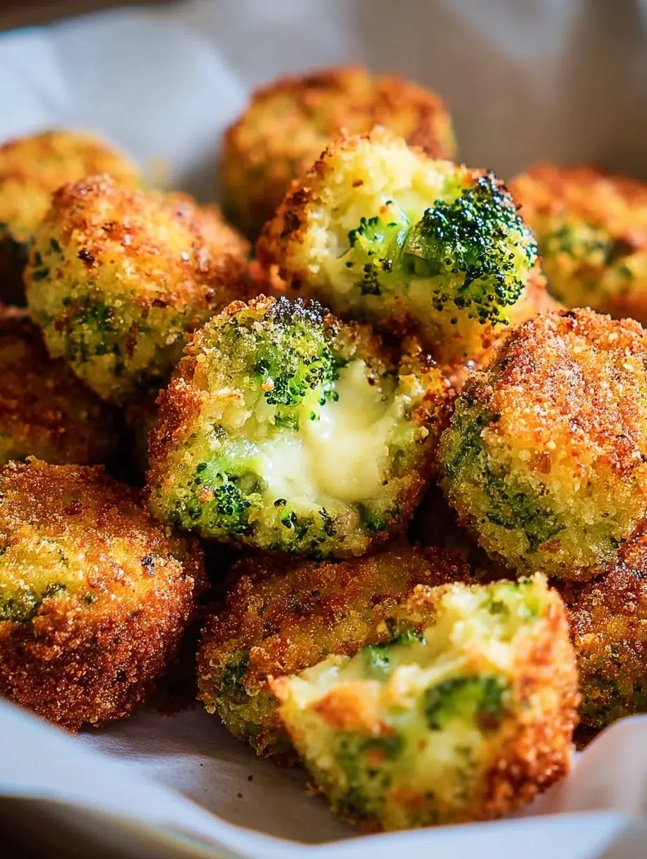 Air Fryer Broccoli Cheddar Poppers 1 Air fryer broccoli cheddar poppers served on a plate with dipping sauce