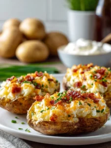 Air Fryer Twice Baked Potatoes Amazingly Easy Crispy 7 Delicious air fryer twice baked potatoes with crispy tops