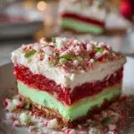 Decadent Christmas lasagna dessert with layers of rich flavors