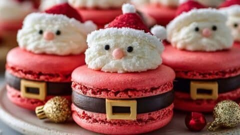 Santa Claus Macarons 2 Santa Claus Macarons