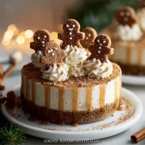 No-Bake Gingerbread Cheesecake