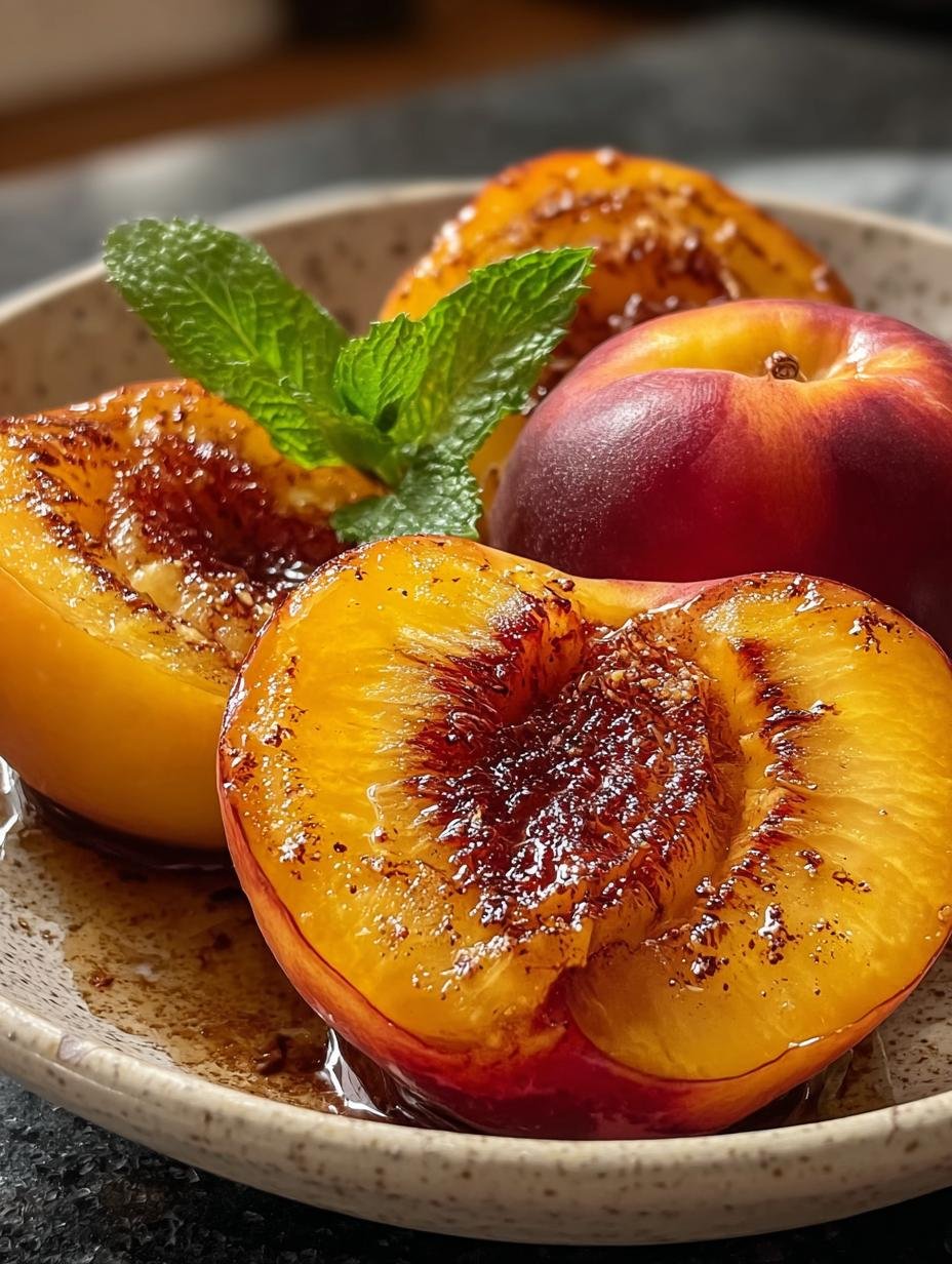 Delicious Air Fryer Peaches Caramelized to Perfection - Air Fryer Peaches - additional detail