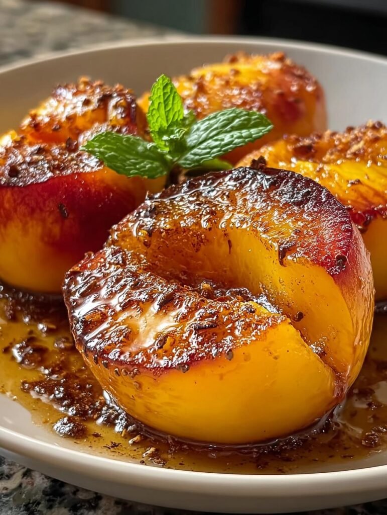 Air Fryer Peaches