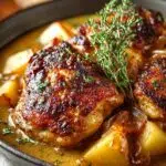 Apple Cider Smothered Chicken