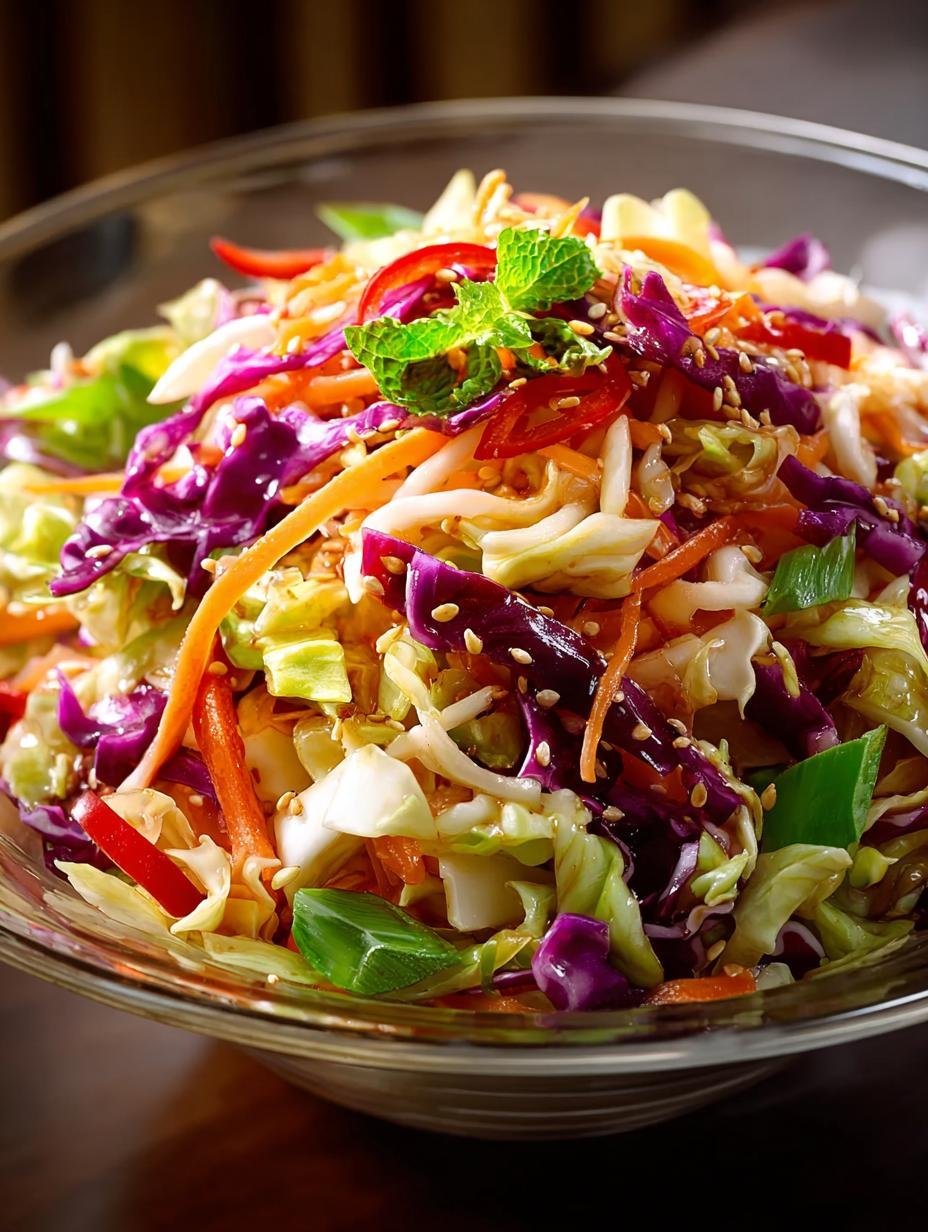 Delicious Asian Cabbage Salad: 5 Crunchy Variations - Asian Cabbage Salad - main visual representation