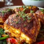 Baked Cajun Chicken Thighs