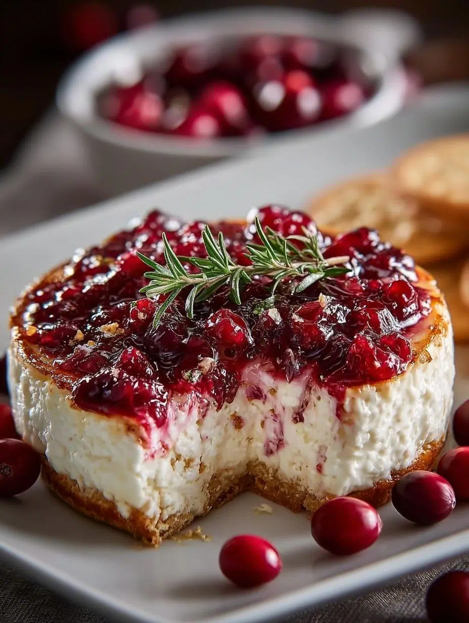 Delicious Baked Cranberry Cream Cheese for Holidays - Baked Cranberry Cream Cheese - main visual representation