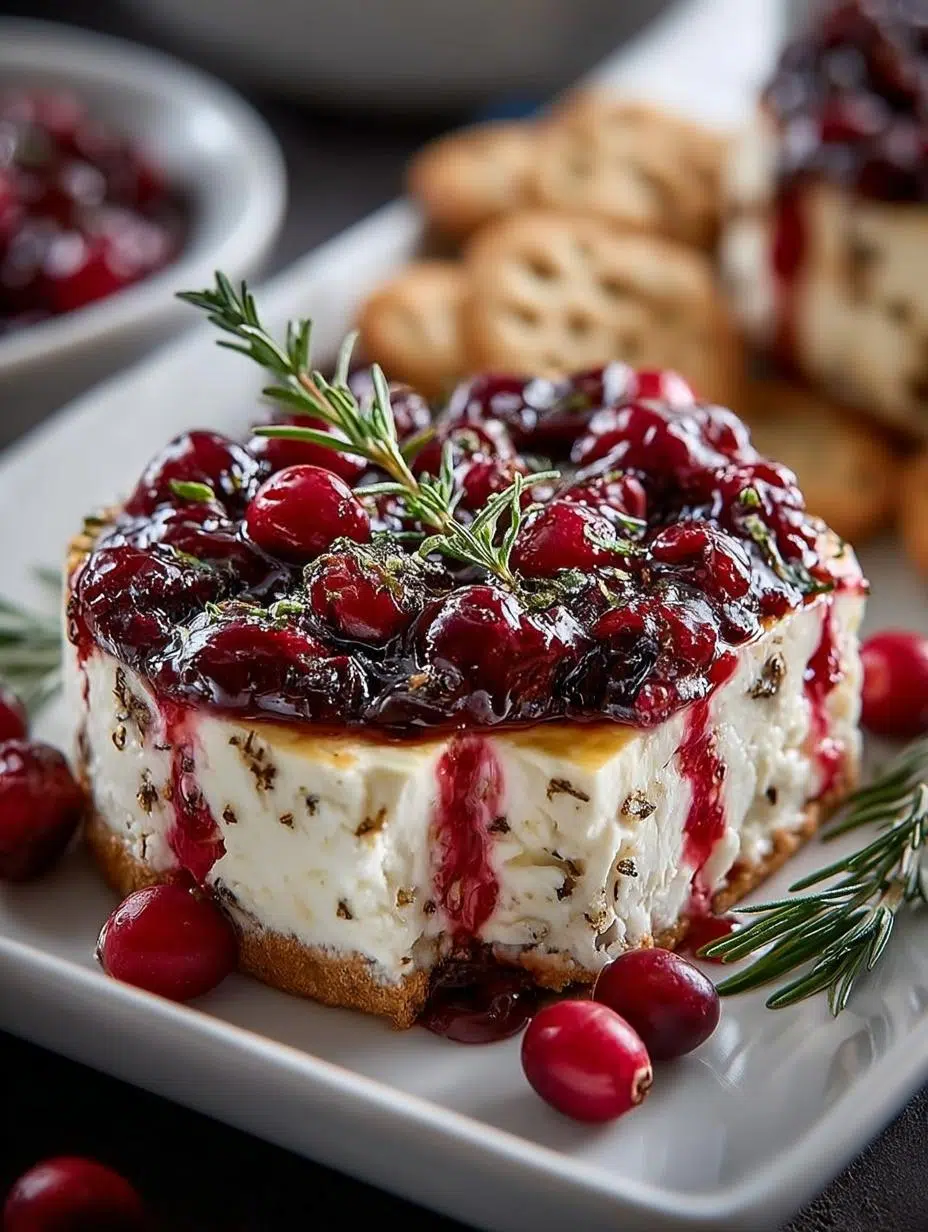 Delicious Baked Cranberry Cream Cheese for Holidays - Baked Cranberry Cream Cheese - additional detail