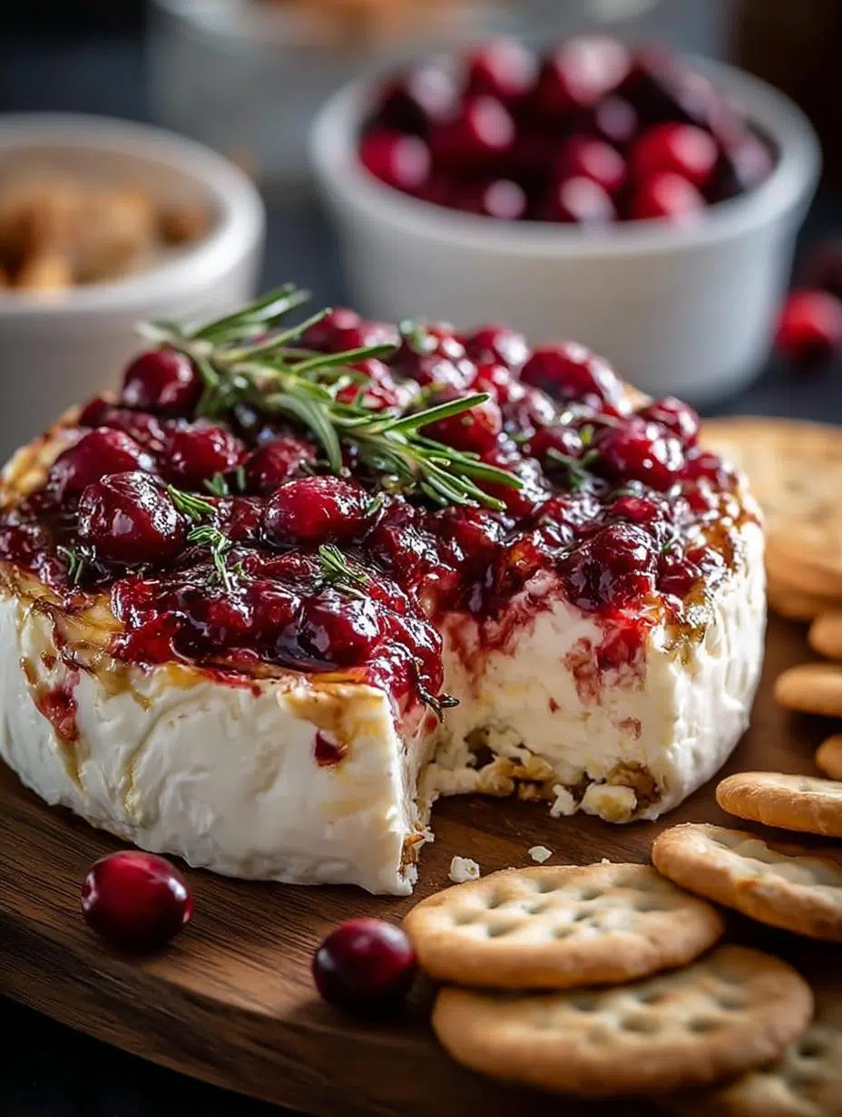 Baked Cranberry Cream Cheese
