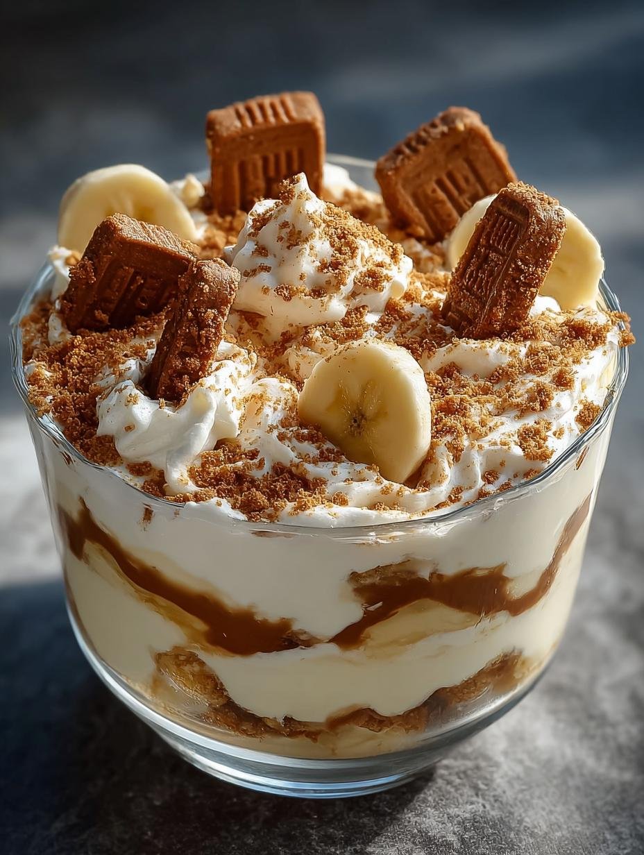 Indulge in 7 Layers of Biscoff Banana Pudding - Biscoff Banana Pudding - additional detail