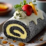 Black Sesame Roll Cake