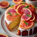 Blood Orange Yogurt Cake