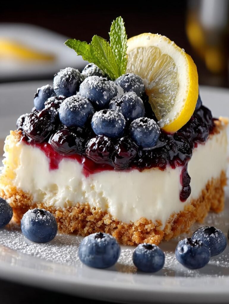 Blueberry Lemon Heaven Dessert