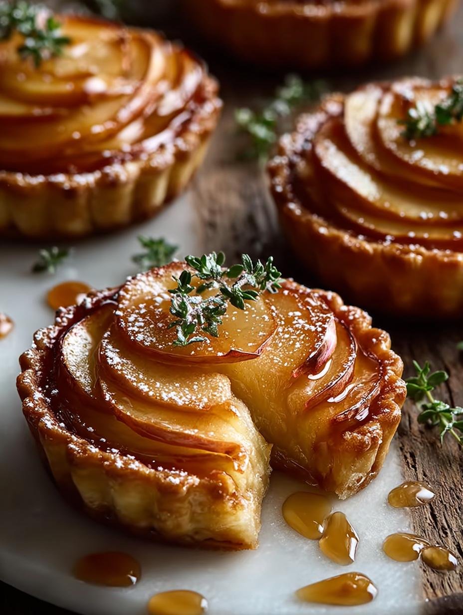 Delicious Brie Bourbon Apple Tarts for Fall Gatherings - Brie Bourbon Apple Tarts - main visual representation