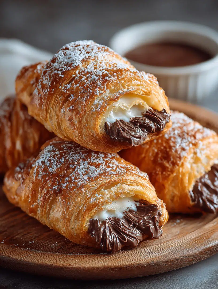 Decadent Brownie Batter Croissants: 8 Irresistible Treats - Brownie Batter Croissants - additional detail