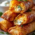 Buffalo Chicken Dip Egg Rolls: A Crispy Party Favorite 4 Buffalo Chicken Dip Egg