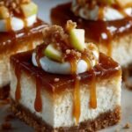 Caramel Apple Cheesecake Bars