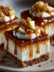 Caramel Apple Cheesecake Bars: A Fall Delight 8 Caramel Apple Cheesecake Bars