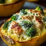 Cheesy Chicken Broccoli Stuffed