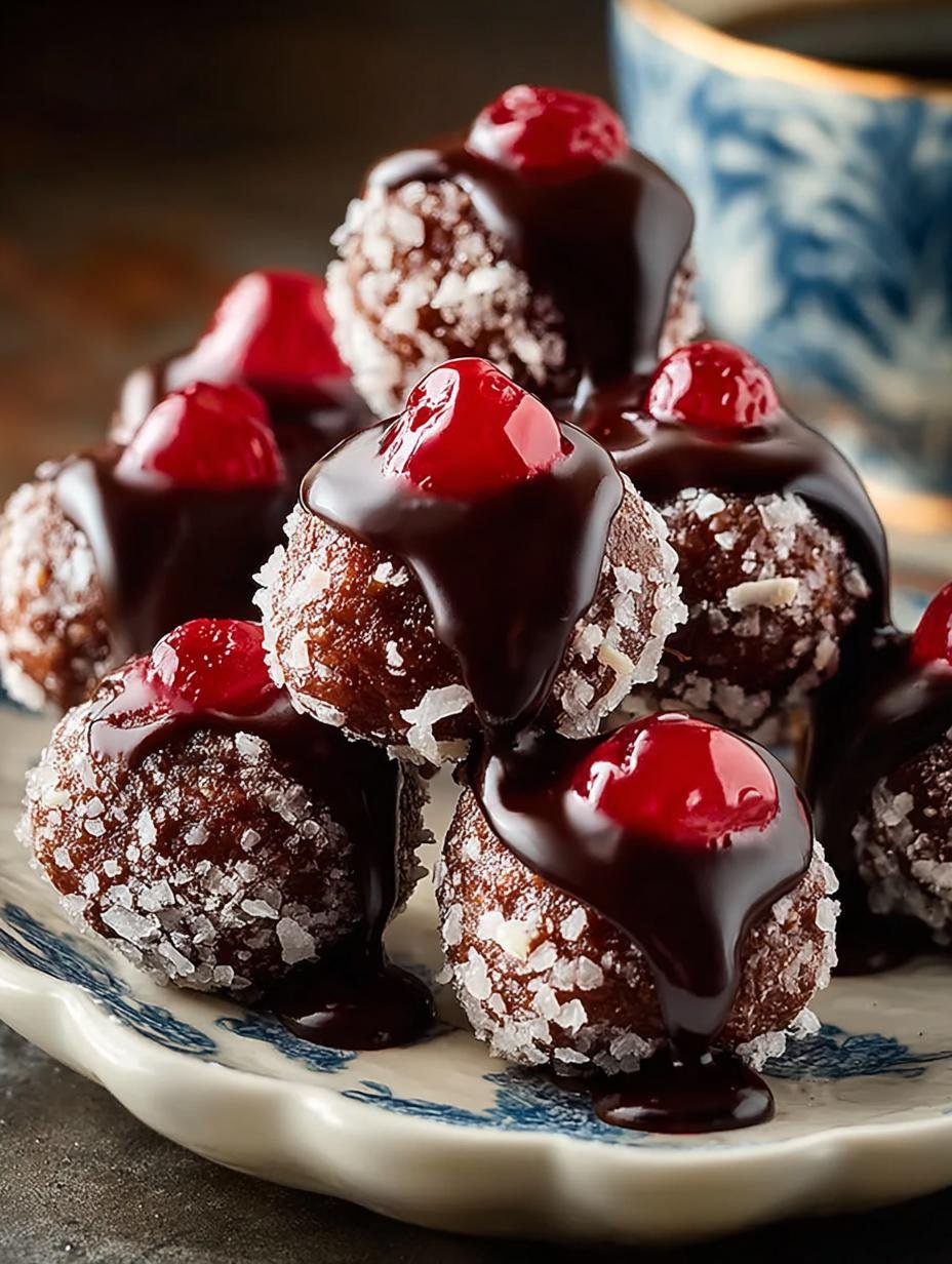 Cherry Bourbon Extract Balls