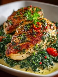 Chicken Florentine Style