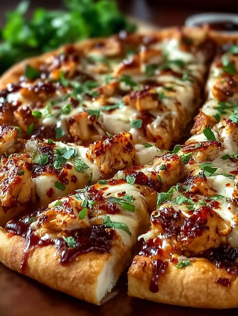 Chili Garlic Chicken Pizza
