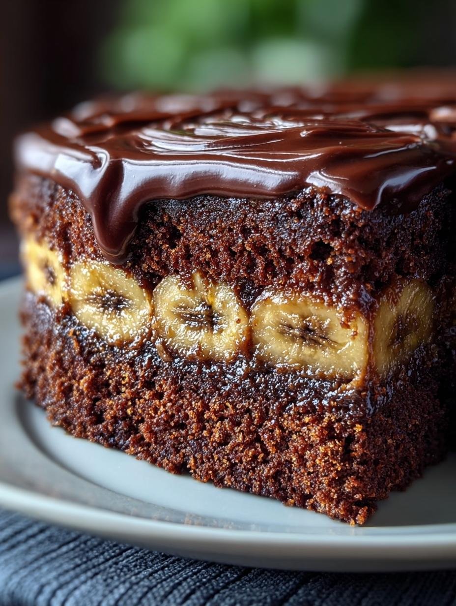 Irresistibly Moist Chocolate Banana Cake You’ll Love - Chocolate Banana Cake - main visual representation