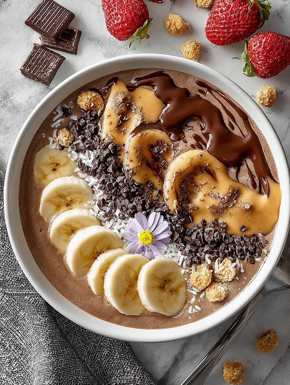 Chocolate Banana Smoothie Bowl: 5 Minute Delight - Chocolate Banana Smoothie Bowl - main visual representation
