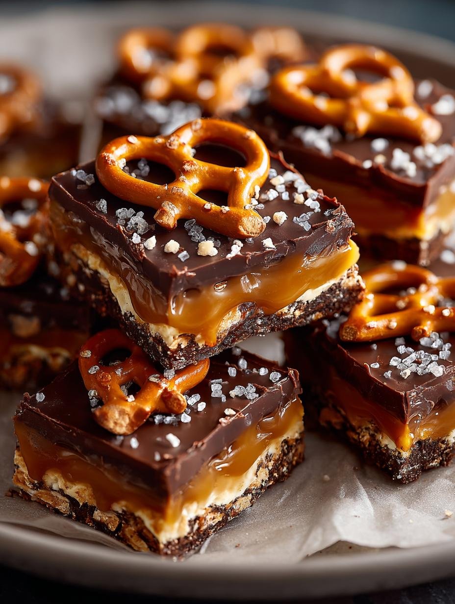 Chocolate Caramel Coffee Pretzel