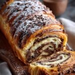 Chocolate Croissant Loaf