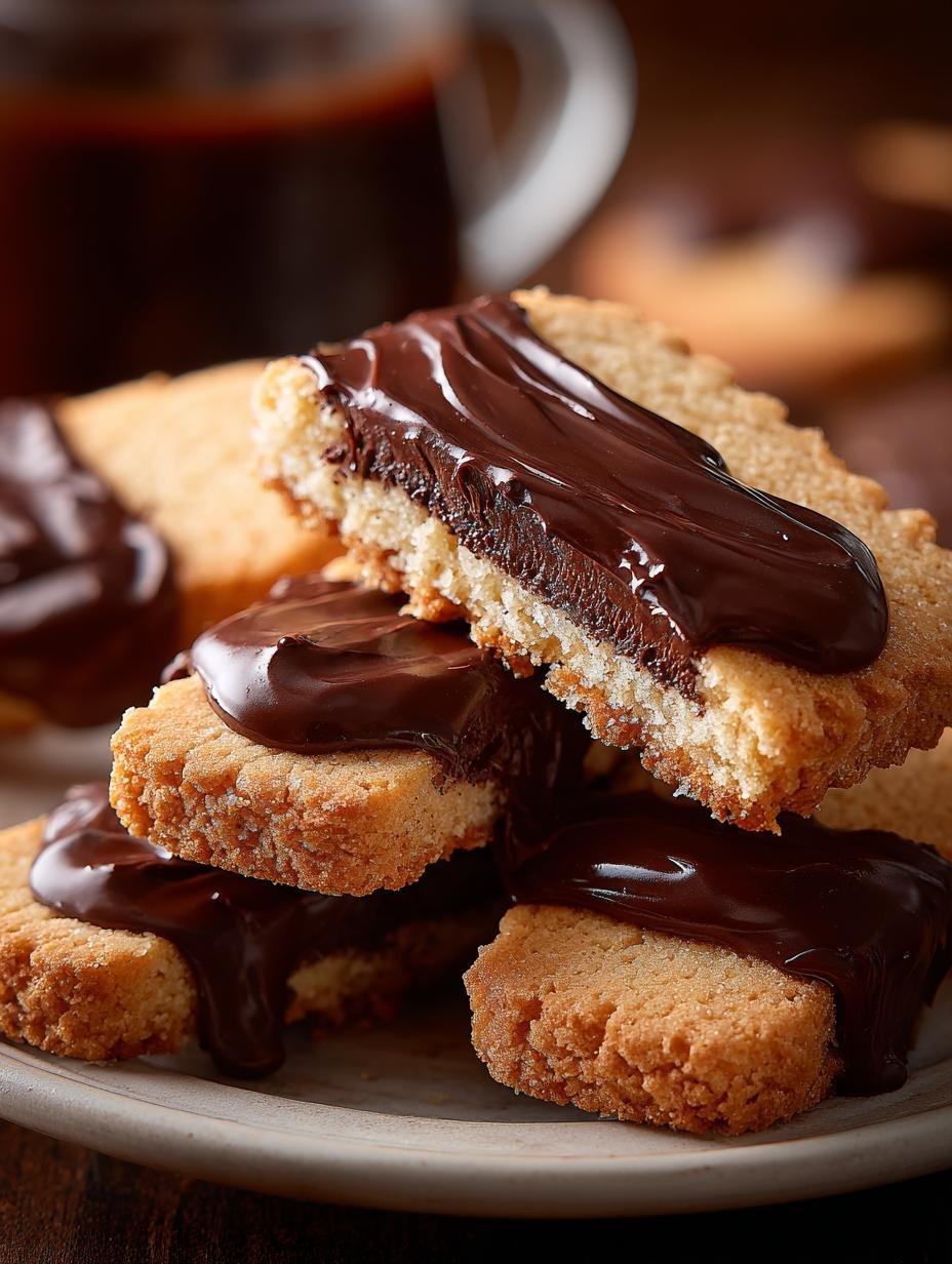 Chocolate Dipped Shortbread: 5 Irresistible Recipes - Chocolate Dipped Shortbread - main visual representation