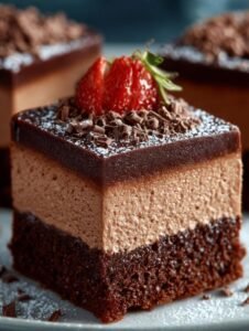 Chocolate Mousse Brownies