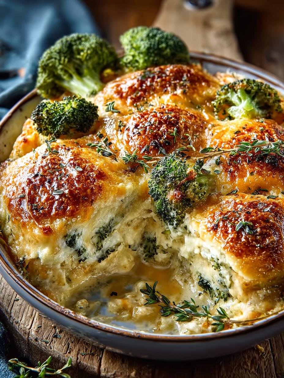 Creamy Broccoli Cheddar Casserole